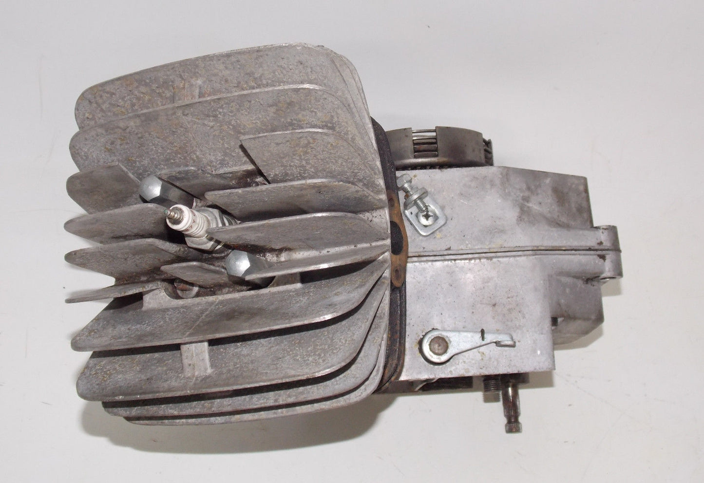 1970's FRANCO MORINI FM 4M-R 50cc MOTOR JUG TOP END ENGINE CASES CLUTCH GEARBOX - MotoRaider