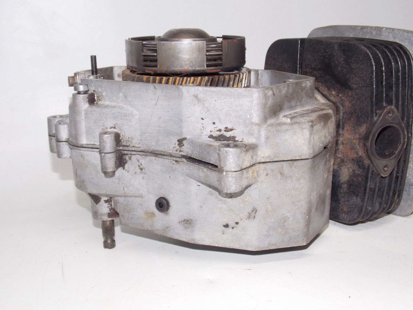 1970's FRANCO MORINI FM 4M-R 50cc MOTOR JUG TOP END ENGINE CASES CLUTCH GEARBOX - MotoRaider