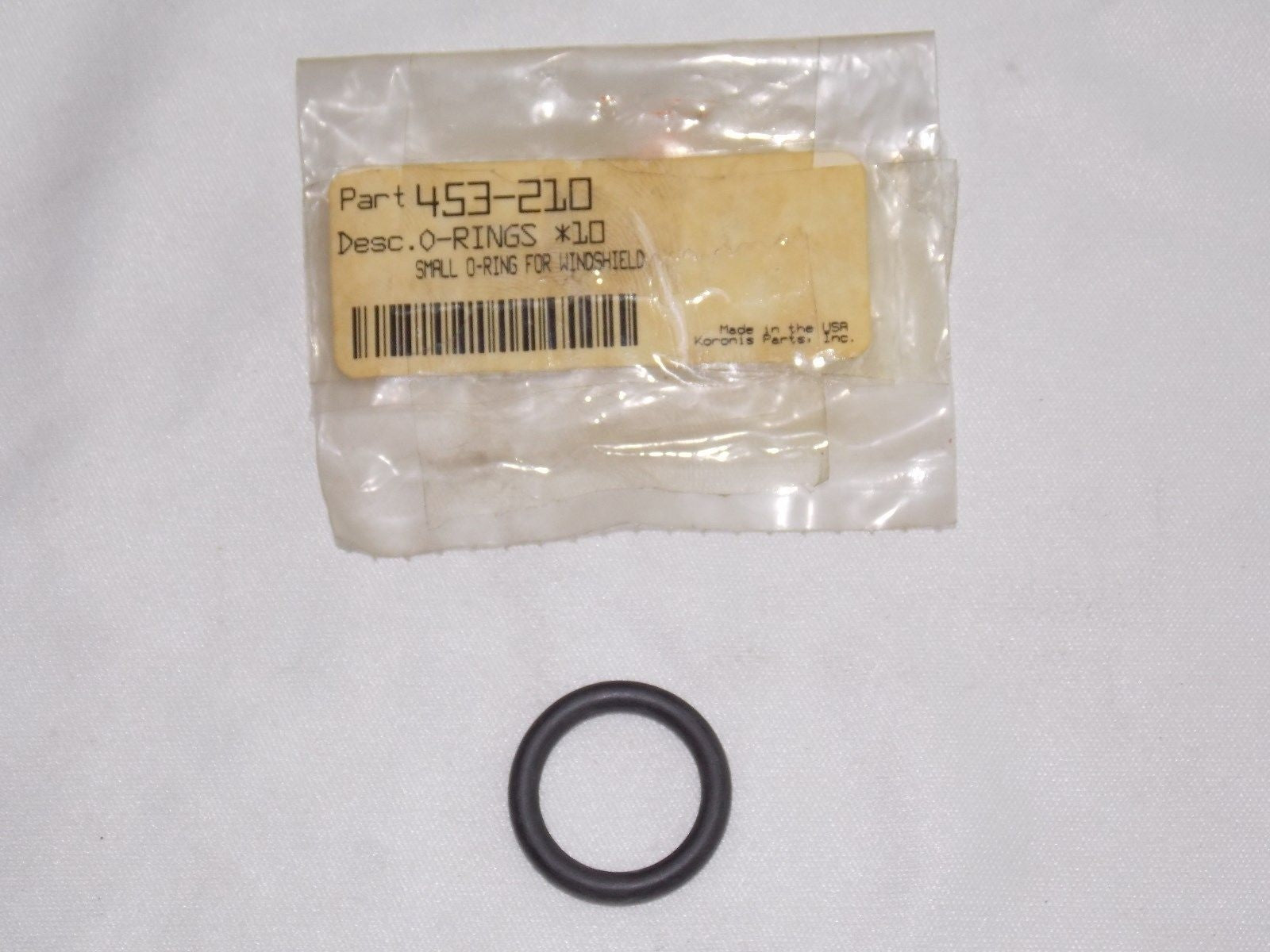 NOS UNIVERSAL O-RINGS FOR WINDSHIELD MOUNTING 3/4 IN  453-210 - MotoRaider