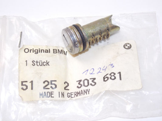 NOS BMW MOTORCYCLE CYLINDER LOCK LATCH LUGGAGE SUITECASE 51252303681 CODE 12243 - MotoRaider