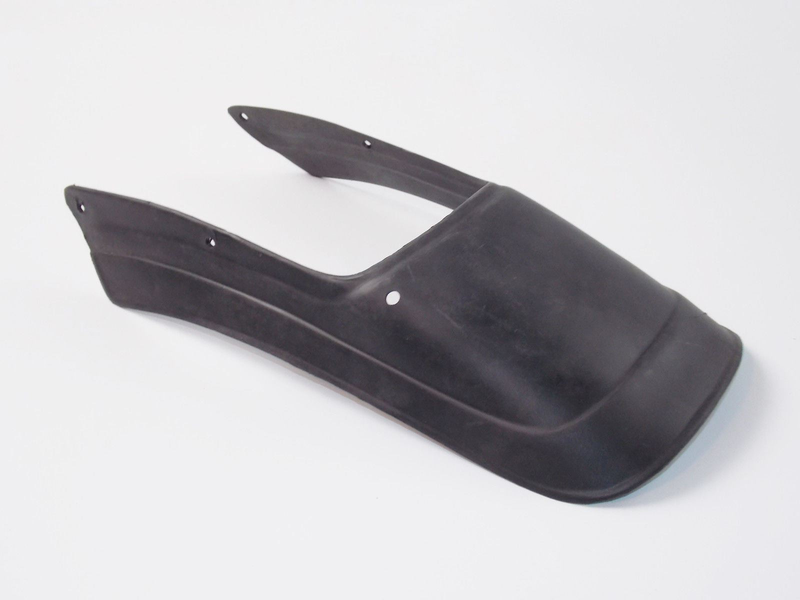 1980's MOTORCYCLE FRONT FENDER EXTENDER BLACK MUD SPLASH GUARD ENDURO MOTOCROSS - MotoRaider