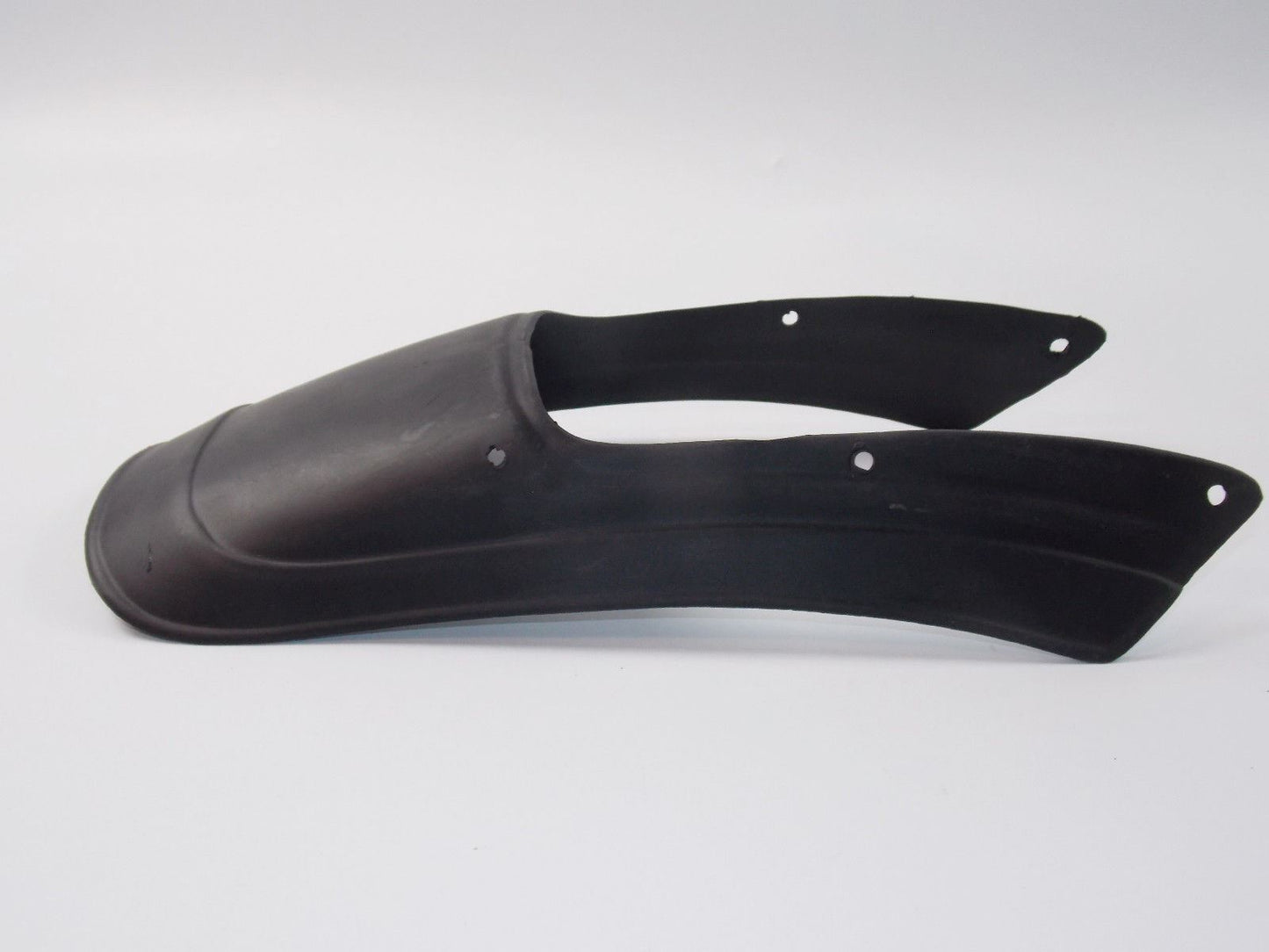 1980's MOTORCYCLE FRONT FENDER EXTENDER BLACK MUD SPLASH GUARD ENDURO MOTOCROSS - MotoRaider