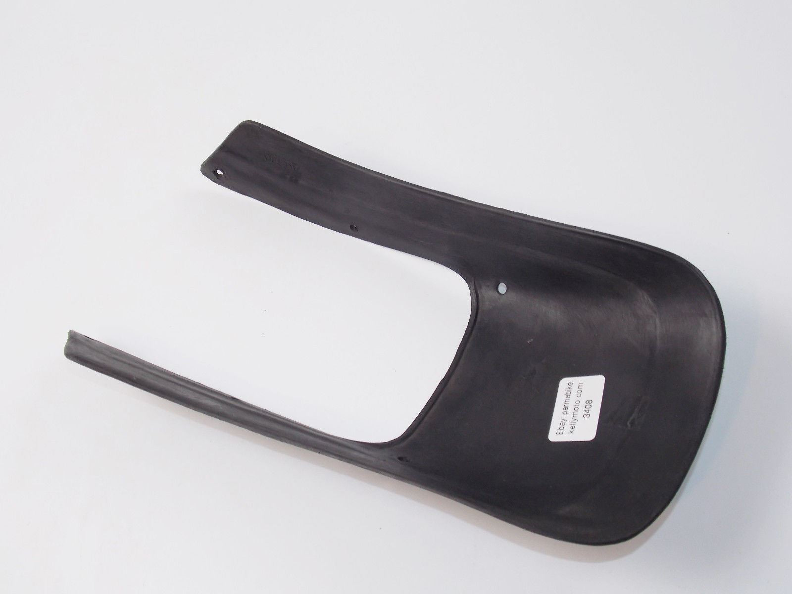 1980's MOTORCYCLE FRONT FENDER EXTENDER BLACK MUD SPLASH GUARD ENDURO MOTOCROSS - MotoRaider
