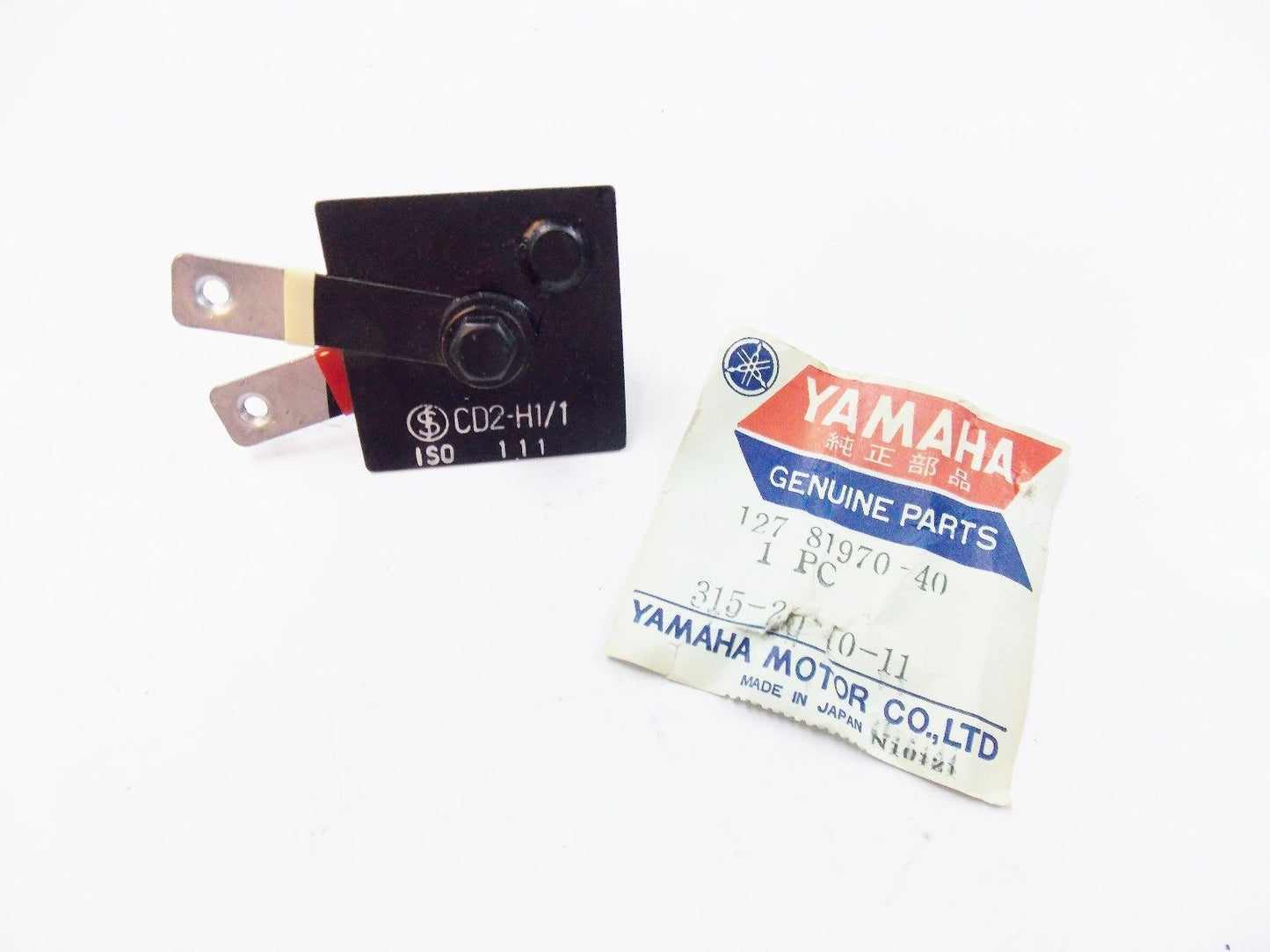 NOS OEM YAMAHA 1962 1963 1964 LEVER HOLDER MF2 MJ2 102-82610-90-94 - MotoRaider