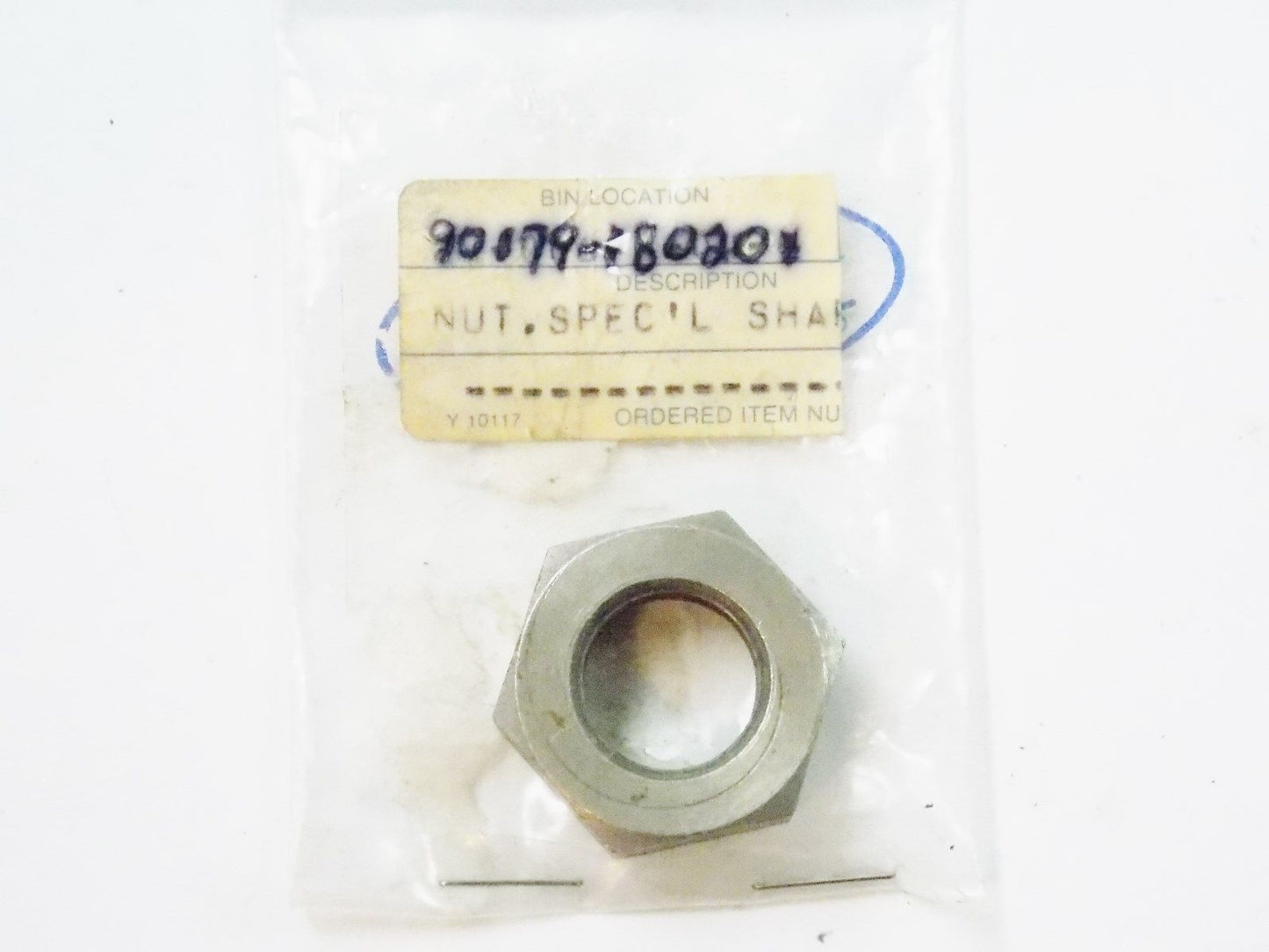 NOS OEM YAMAHA  1967-2006 SPECIAL SHAPE NUT YDS5 YR2 R5 MX250 DT250 90179-18020 - MotoRaider