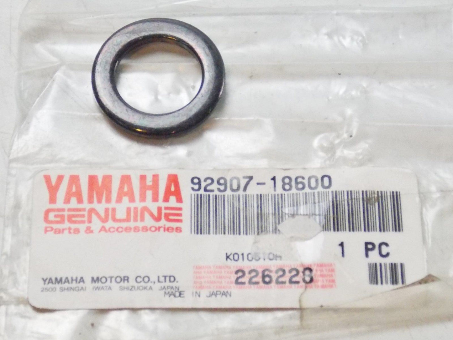 NOS YAMAHA  1995-1998 SKI WASHER YZ125/250 WR400 VMAX500  92907-18600 - MotoRaider