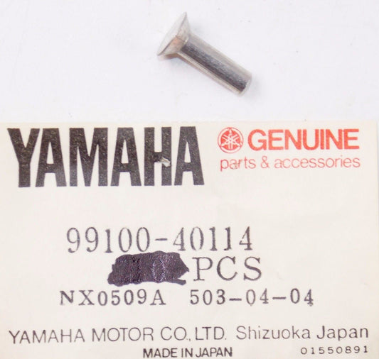 NOS YAMAHA 1975-1983 GPX338G GPX433G EX440 EX340A RIVET FLAT HEAD 99100-40114 - MotoRaider
