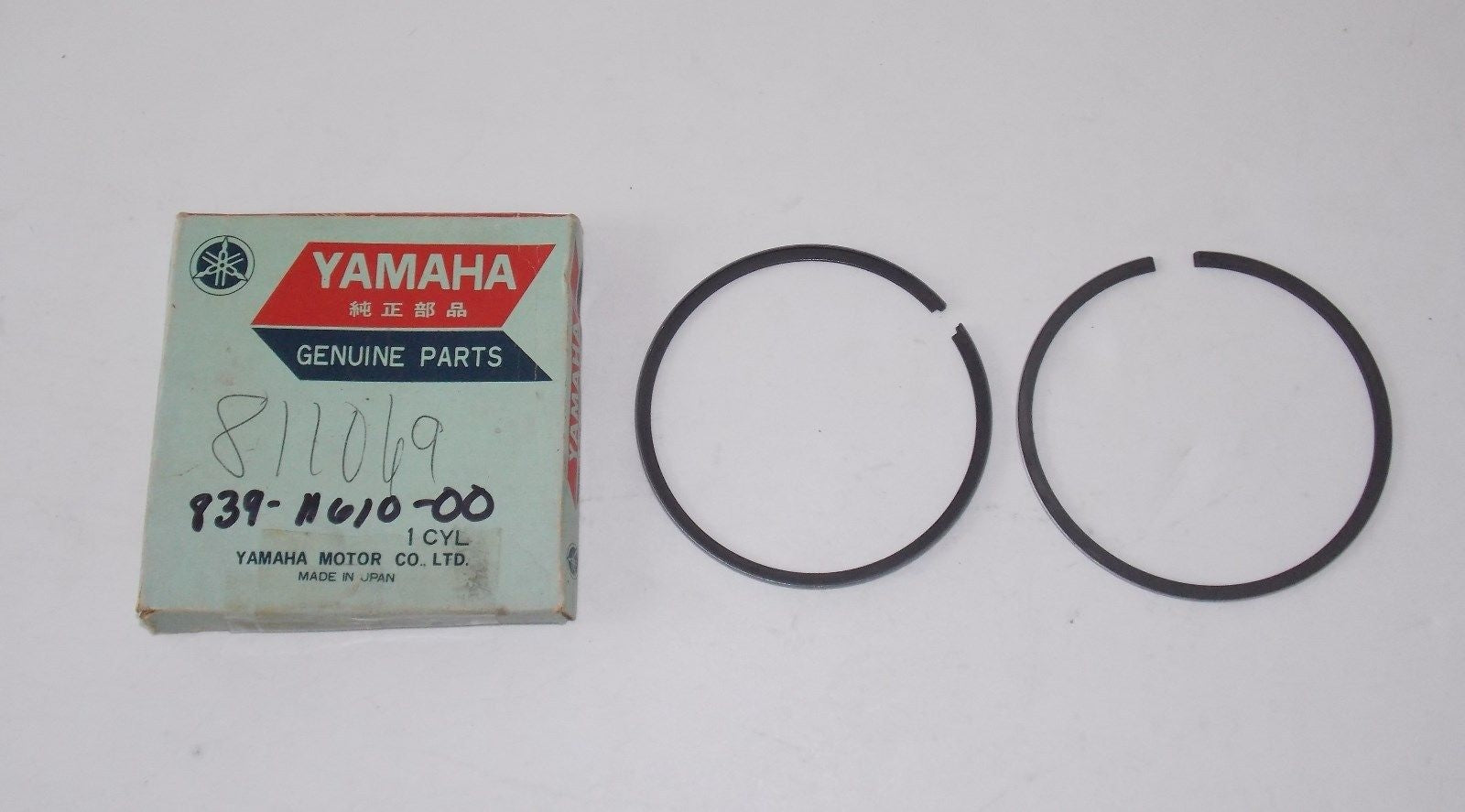 NOS OEM YAMAHA 1971 1973-74 1976-77 PISTON RING SET STD SL292 GP246 839-11610-00 - MotoRaider