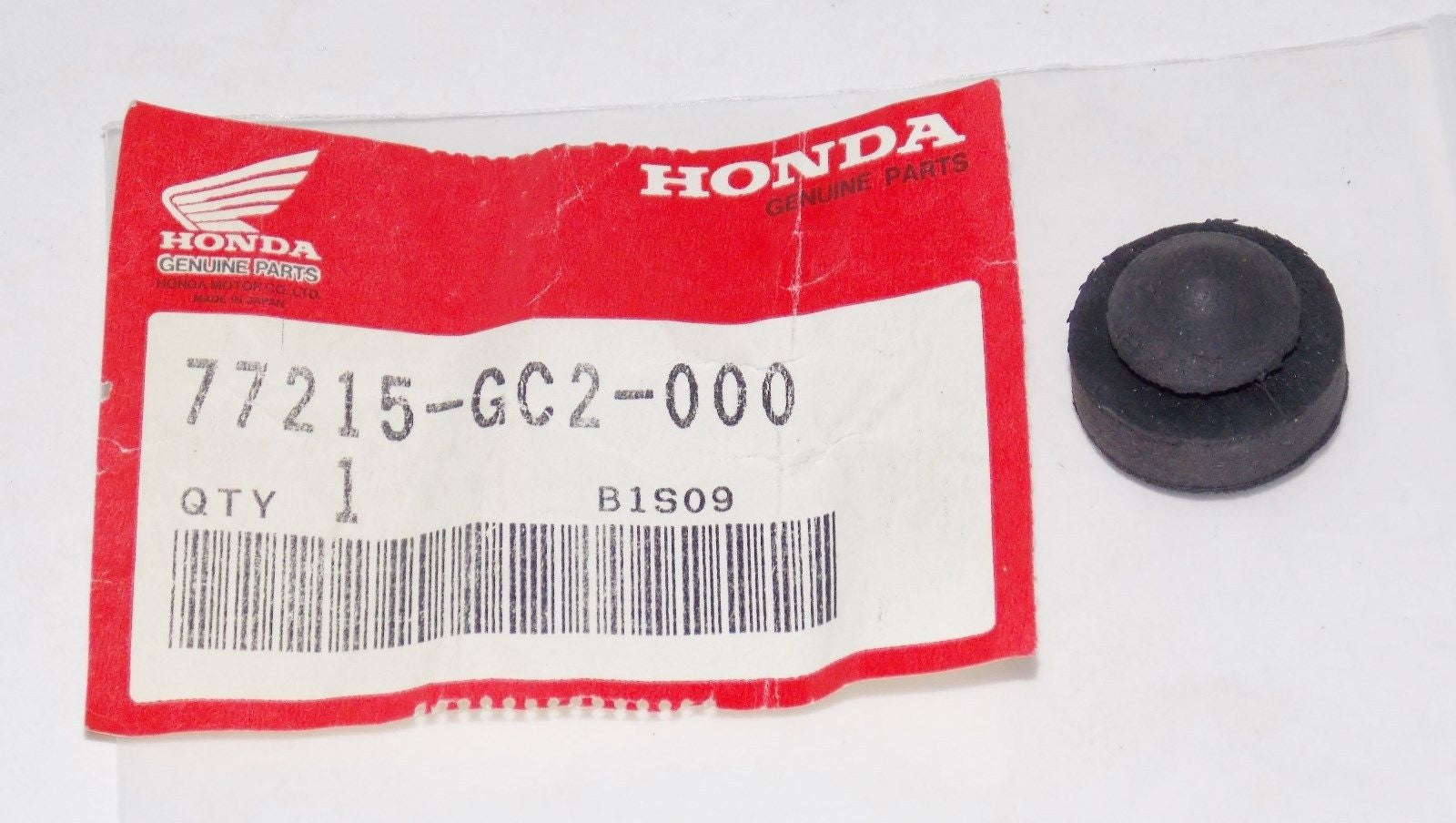 NOS OEM HONDA 1984-2016 RUBBER B TRX250 ATC200 CBR900 VT1100 77215-GC2-000 - MotoRaider
