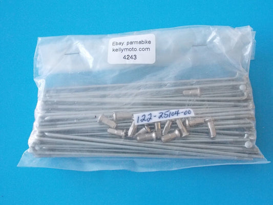 68 SPOKES 51 NIPPLES FRONT WHEEL YAMAHA YGS1 YGS1T  YG5S L5TA 122-25104-00 - MotoRaider