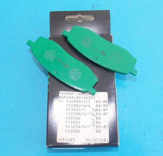 NOS YAMAHA 1988-2002 BLASTER REAR BRAKE PADS YFS200  2XJ-25811-00 - MotoRaider