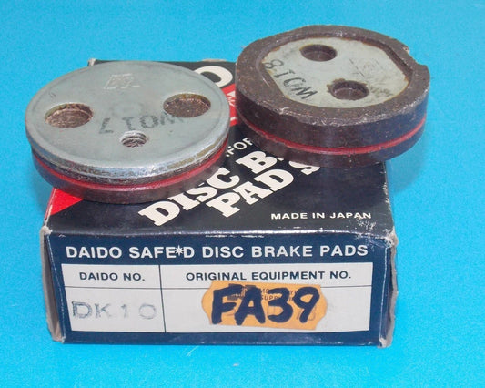 NOS DAIDO BRAKE PADS DYO3  (FA28) FITS YAMAHA RD200/50/125 RS100 - MotoRaider