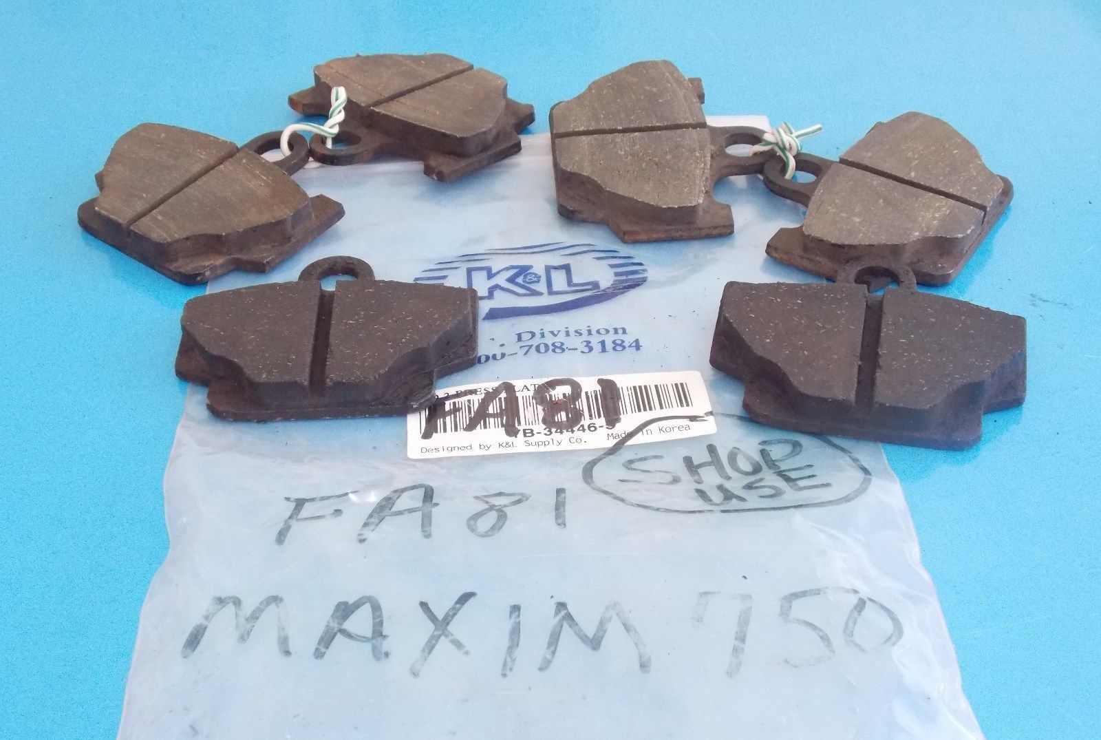 NOS BRAKE PADS VD917 FITS HARLEY  FLH ELECTRA GLIDE  FLHCELECTRA GLIDE CLASSIC - MotoRaider