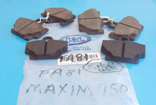 NOS BRAKE PADS VD917 FITS HARLEY  FLH ELECTRA GLIDE  FLHCELECTRA GLIDE CLASSIC - MotoRaider