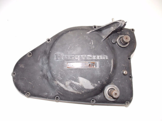 1970's HUSQVARNA 450WR MOTOR ENGINE SIDE COVER WR WATER PUMP CLUTCH LEFT WR 450 - MotoRaider