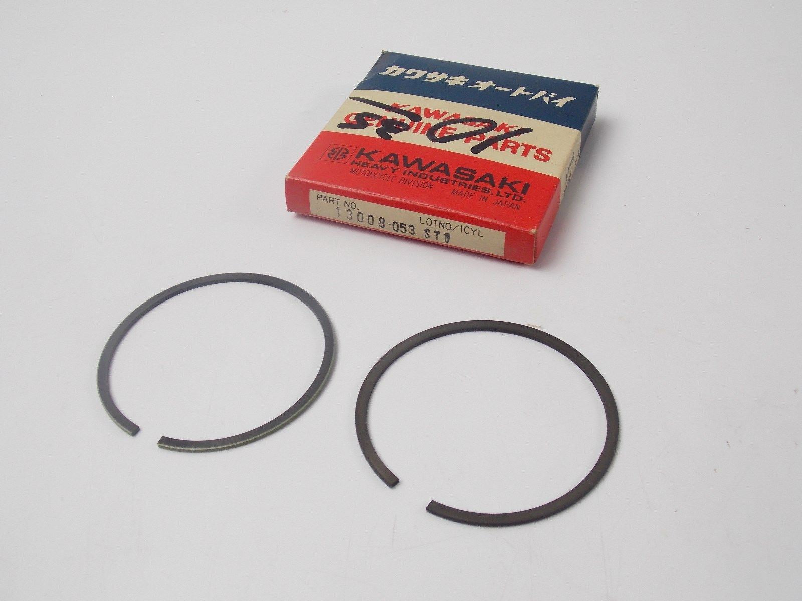 NOS OEM KAWASAKI 1978 1979 1980 1981 RING SET STD KZ400  13008-053 - MotoRaider