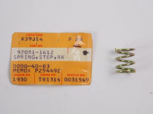 NOS OEM KAWASAKI 1984-2015 REAR STEP SPRING KL600 ZX9000 EN450 ZL600 92081-1612 - MotoRaider