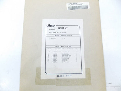 NOS 1993 1994 VESRAG TOP END GASKET KIT VG-8054M  FOR KAWASAKI KX250 - MotoRaider
