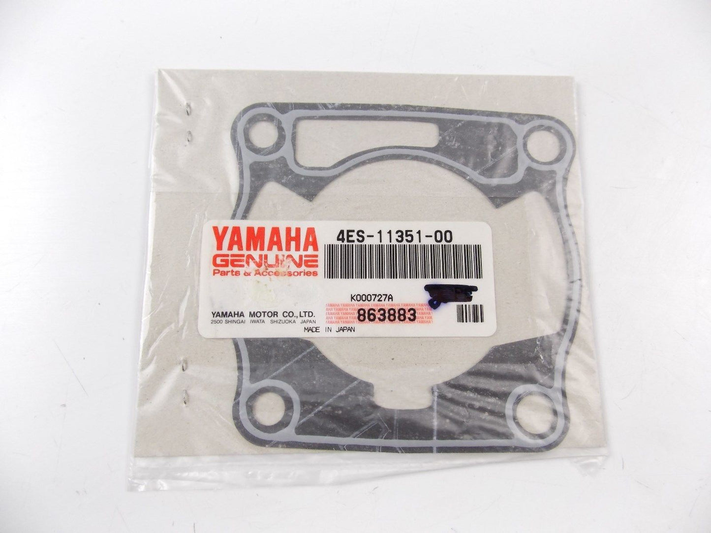 NOS OEM 1993-2013 YAMAHA CYLINDER GASKET YZ80 YZ125 YZ85   4ES-11351-00 - MotoRaider