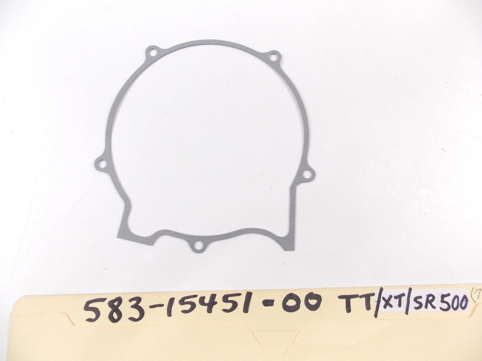 NOS 1976-1981 YAMAHA CRANKCASE COVER GASKET SR500 TT500 XT500   583-15451-00 - MotoRaider