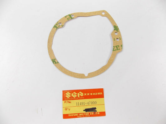 NOS OEM 1977-1982 SUZUKI CRANKCASE RH COVER GASKET GS650/550   11491-47000 - MotoRaider
