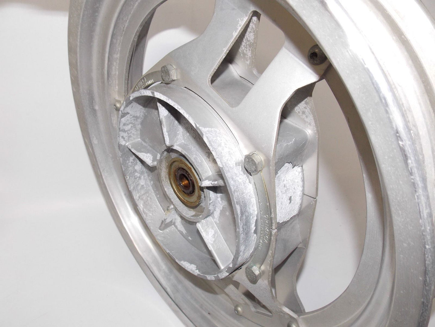 NOS REAR WHEEL 16"x3.00 AKRONT RIM GRIMECA HUB 1986 MORINI EXCALIBUR 350 DUCATI - MotoRaider