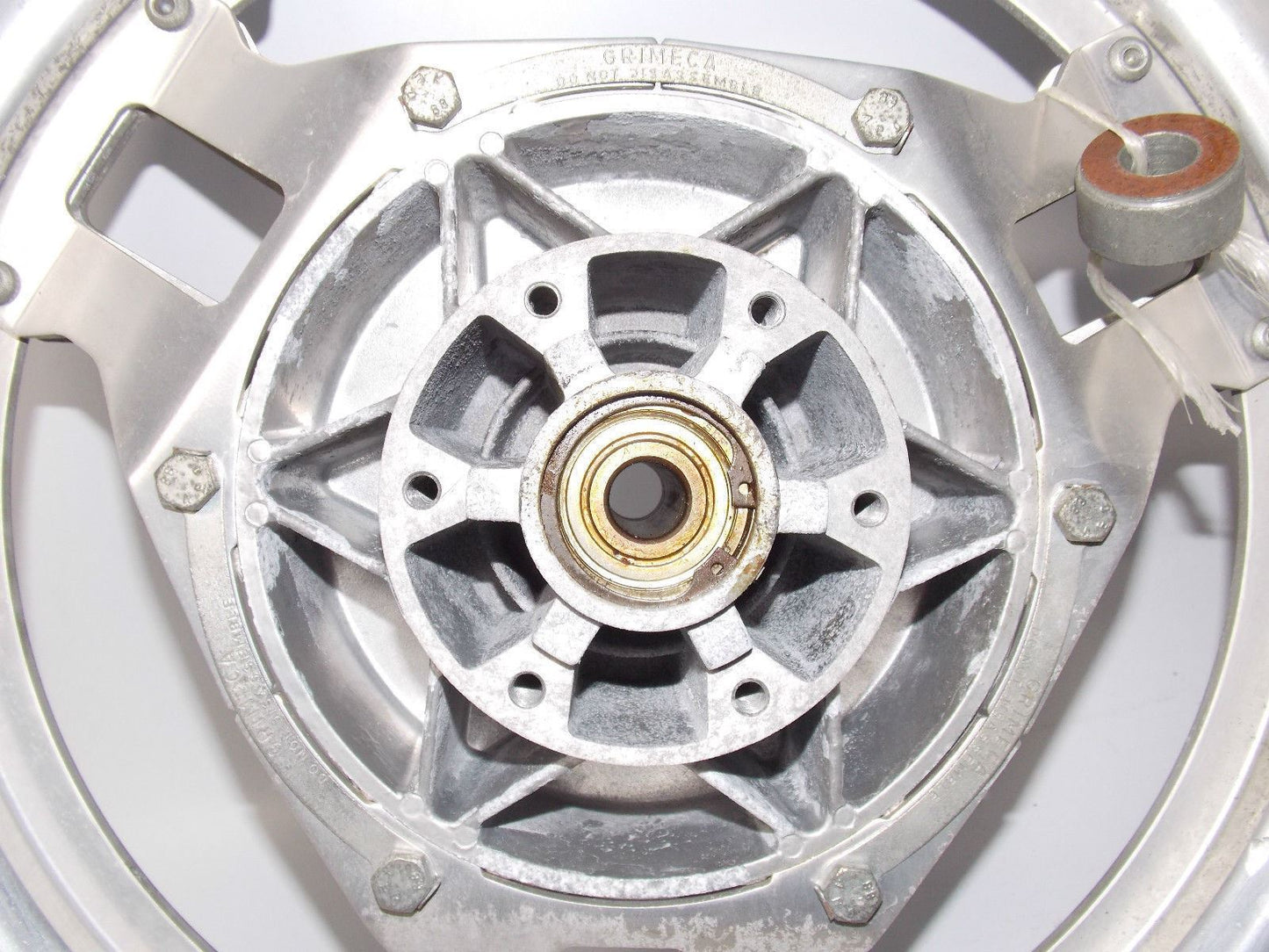 NOS REAR WHEEL 16"x3.00 AKRONT RIM GRIMECA HUB 1986 MORINI EXCALIBUR 350 DUCATI - MotoRaider