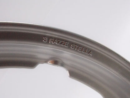 NOS 1980'S LAVERDA 3 SPOKE 2.15-16 FRONT ALLOY MAG WHEEL "3 RAZZE STELLA" - MotoRaider