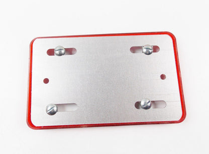 NOS UNIVERSAL KAWASAKI SUZUKI CAGIVA DUCATI LICENCE PLATE BRACKET 195MM X 120MM - MotoRaider