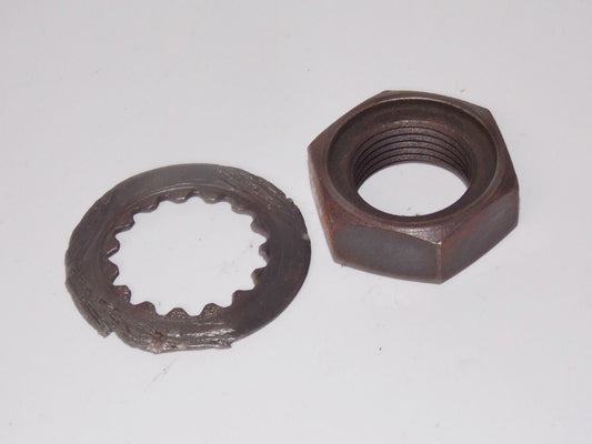 1980 KTM MC250 COUNTER SPROCKET RETAINING NUT WASHER ENGINE MOTOR PENTON MC 250 - MotoRaider