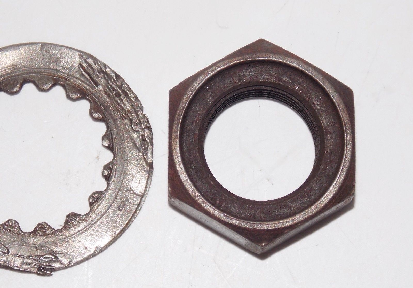 1980 KTM MC250 COUNTER SPROCKET RETAINING NUT WASHER ENGINE MOTOR PENTON MC 250 - MotoRaider