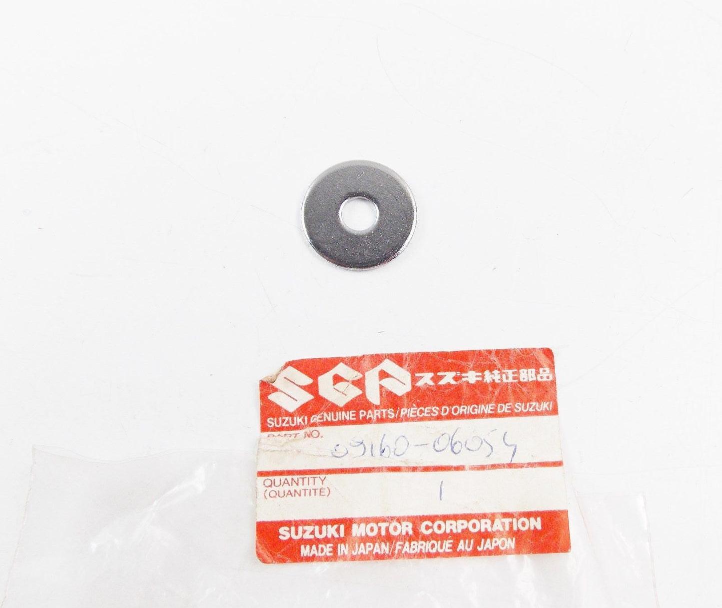 NOS OEM 1979-2011 SUZUKI WASHER DT3.5/25/30/40/55/65/20 DF60/70/40 09160-06054 - MotoRaider
