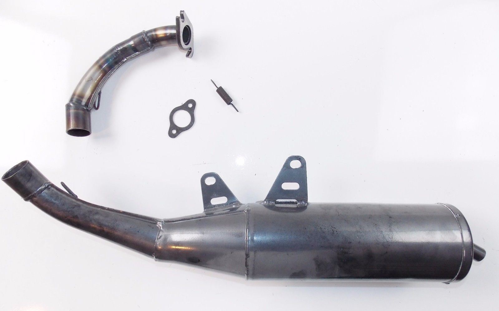 ZIRRI RACING EXHAUST MUFFLER L=22" PIAGGIO YAMAHA APRILIA MALAGUTI MINARELLI - MotoRaider