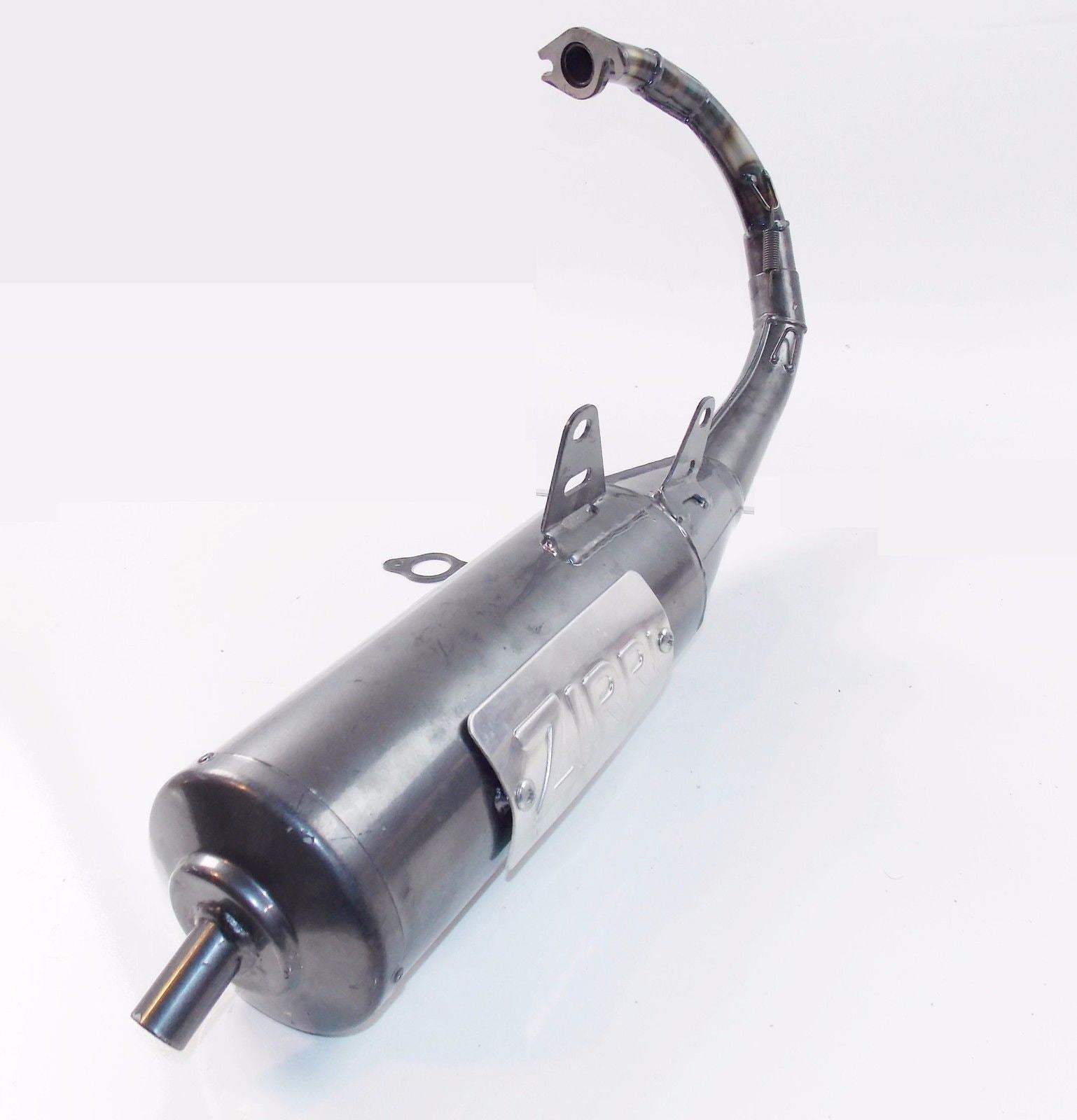 ZIRRI RACING EXHAUST MUFFLER L=22" PIAGGIO YAMAHA APRILIA MALAGUTI MINARELLI - MotoRaider