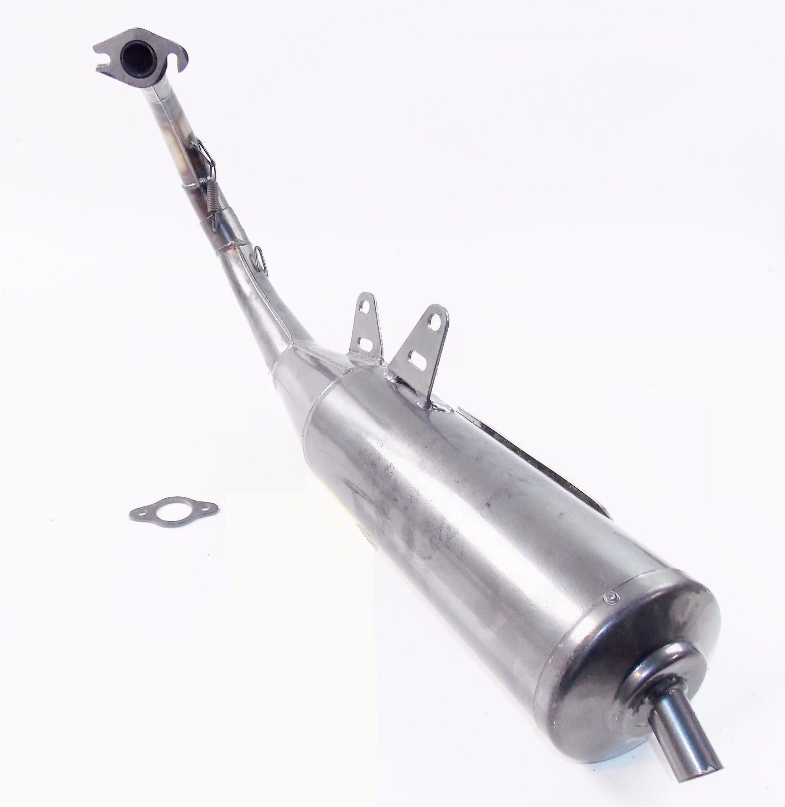 ZIRRI RACING EXHAUST MUFFLER L=22" PIAGGIO YAMAHA APRILIA MALAGUTI MINARELLI - MotoRaider