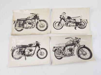 4 COLOR PHOTO 1960's DUCATI 500 700 BRONCO 98 APOLLO ORIGINAL DEALER FACTORY - MotoRaider