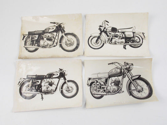 4 COLOR PHOTO 1960's DUCATI 500 700 BRONCO 98 APOLLO ORIGINAL DEALER FACTORY - MotoRaider