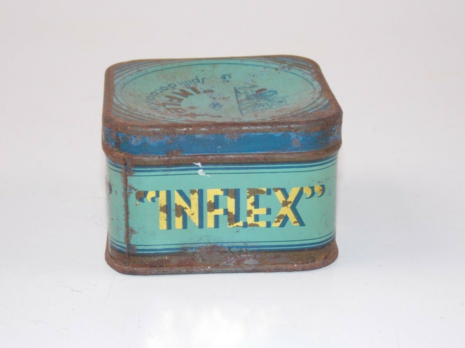 1960's INFLEX STAINLESS PINS Gr.250 CAN TIN ITALIAN TAILOR SHOP CLOTHING SUITS - MotoRaider