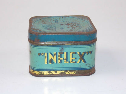 1960's INFLEX STAINLESS PINS Gr.250 CAN TIN ITALIAN TAILOR SHOP CLOTHING SUITS - MotoRaider