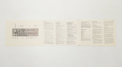 1989 BLAUKPUNT CASABLANCA SQR49 USER INSTALLATION MANUAL PORSCHE MERCEDES AUDI - MotoRaider