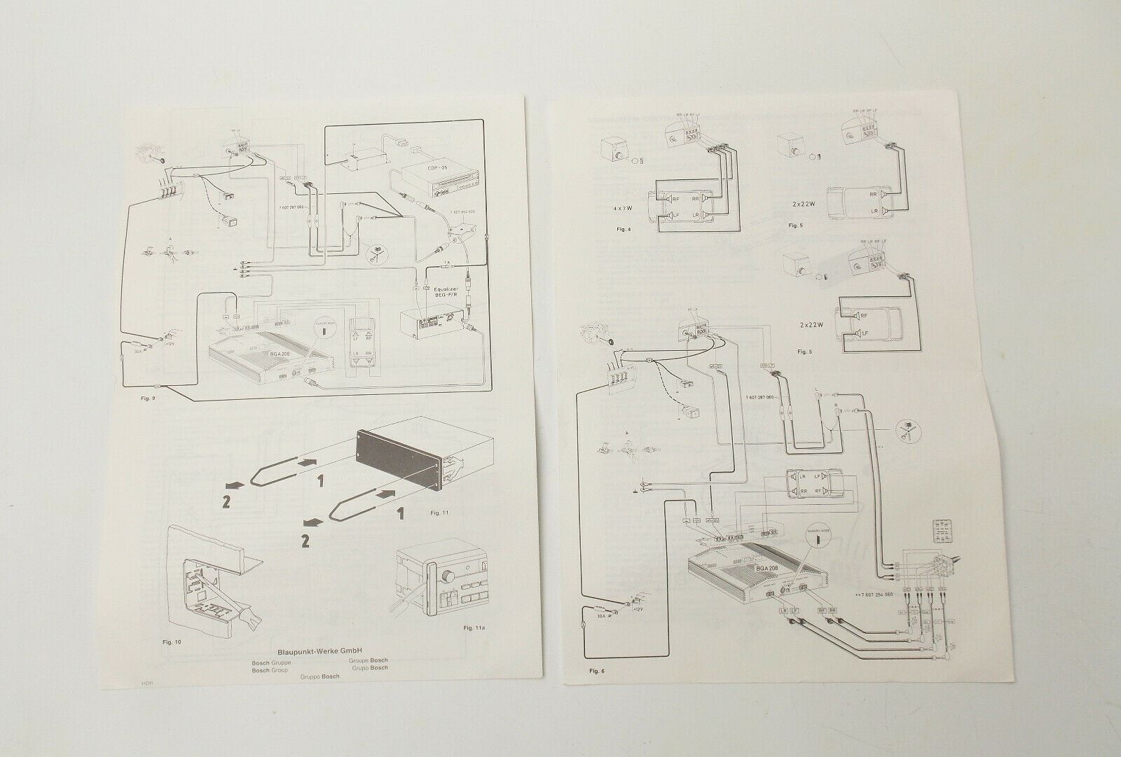 1989 BLAUKPUNT CASABLANCA SQR49 USER INSTALLATION MANUAL PORSCHE MERCEDES AUDI - MotoRaider
