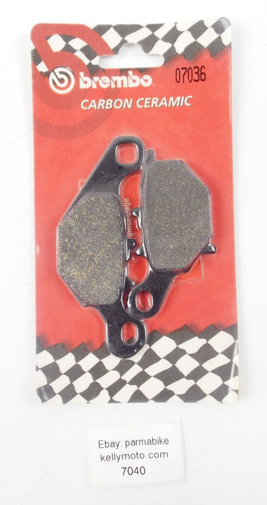 NOS BREMBO 1997 TR50 1995 AN50 AN125 VECSTAR BRAKE PADS FRONT WHEEL 07036 - MotoRaider
