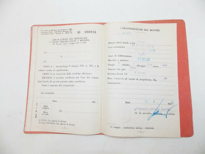 1966 MERCURY 39ML BOAT MOTOR 4hp 90cc REGISTRATION BOOK+CERTIFICATE OF ORIGIN - MotoRaider