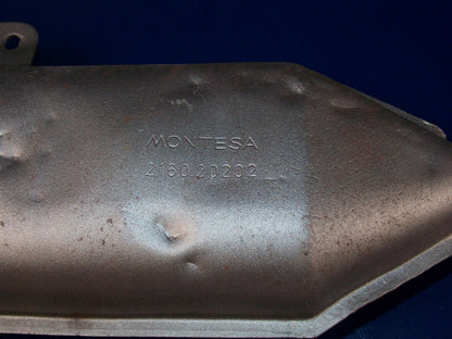 1970's MONTESA COTA EXHAUST SILENCER MUFFLER 216020202 INLET ID 33mm - MotoRaider