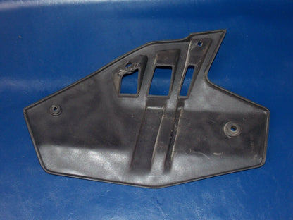 1986 CAGIVA ELEFANT-3 125cc LEFT RADIATOR SHROUD SCOOP BLACK ELEFANTRE - MotoRaider