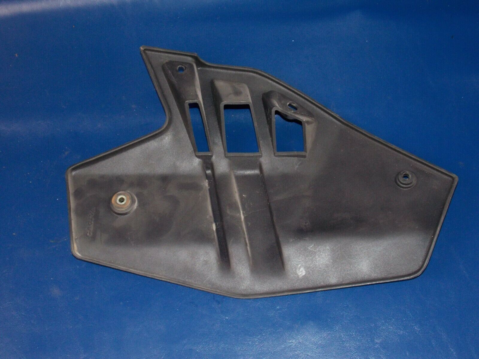 1986 CAGIVA ELEFANT-3 125cc RIGHT RADIATOR SHROUD SCOOP BLACK ELEFANTRE - MotoRaider