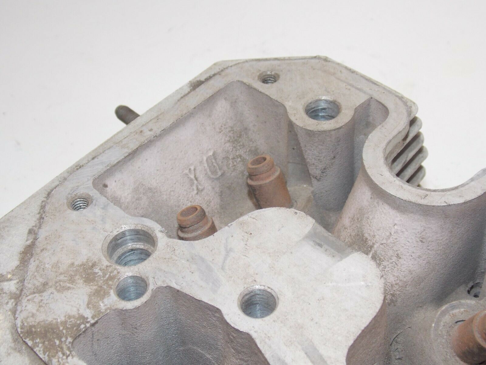 1980's MOTO GUZZI RIGHT CYLINDER+HEAD V35 BORE 65.50mm MOTOR ENGINE BARREL TOP - MotoRaider