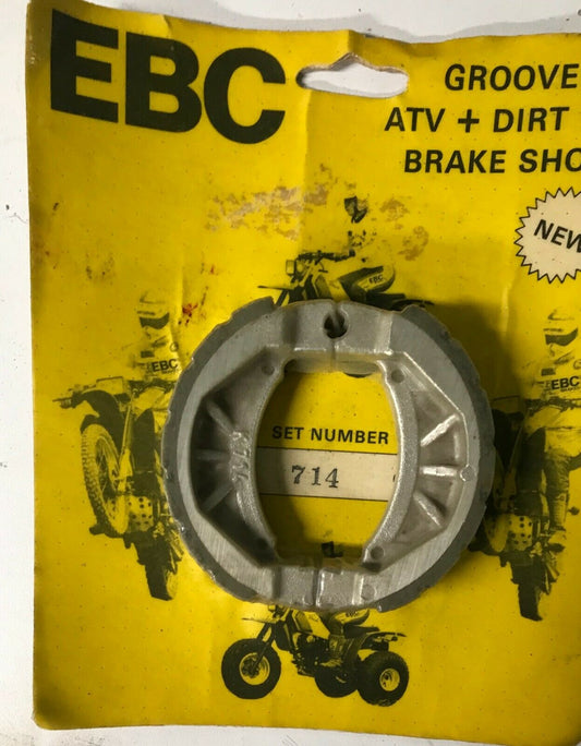 NOS EBC K-714 BRAKE SHOES 1983 KAWASAKI KX80 - MotoRaider