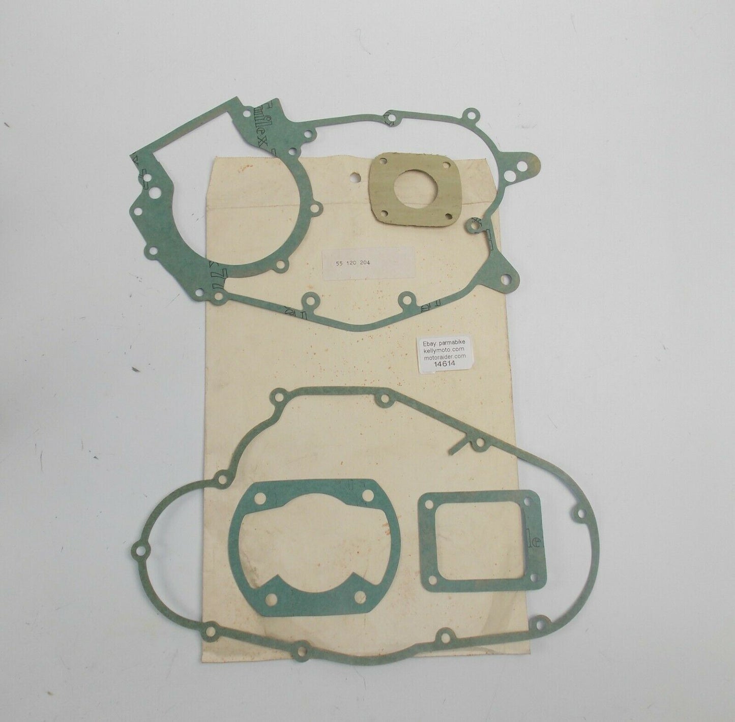 NOS OEM MOTOR ENGINE GASKET SEAL KIT LAVERDA 125 LB/1 55120204 - MotoRaider