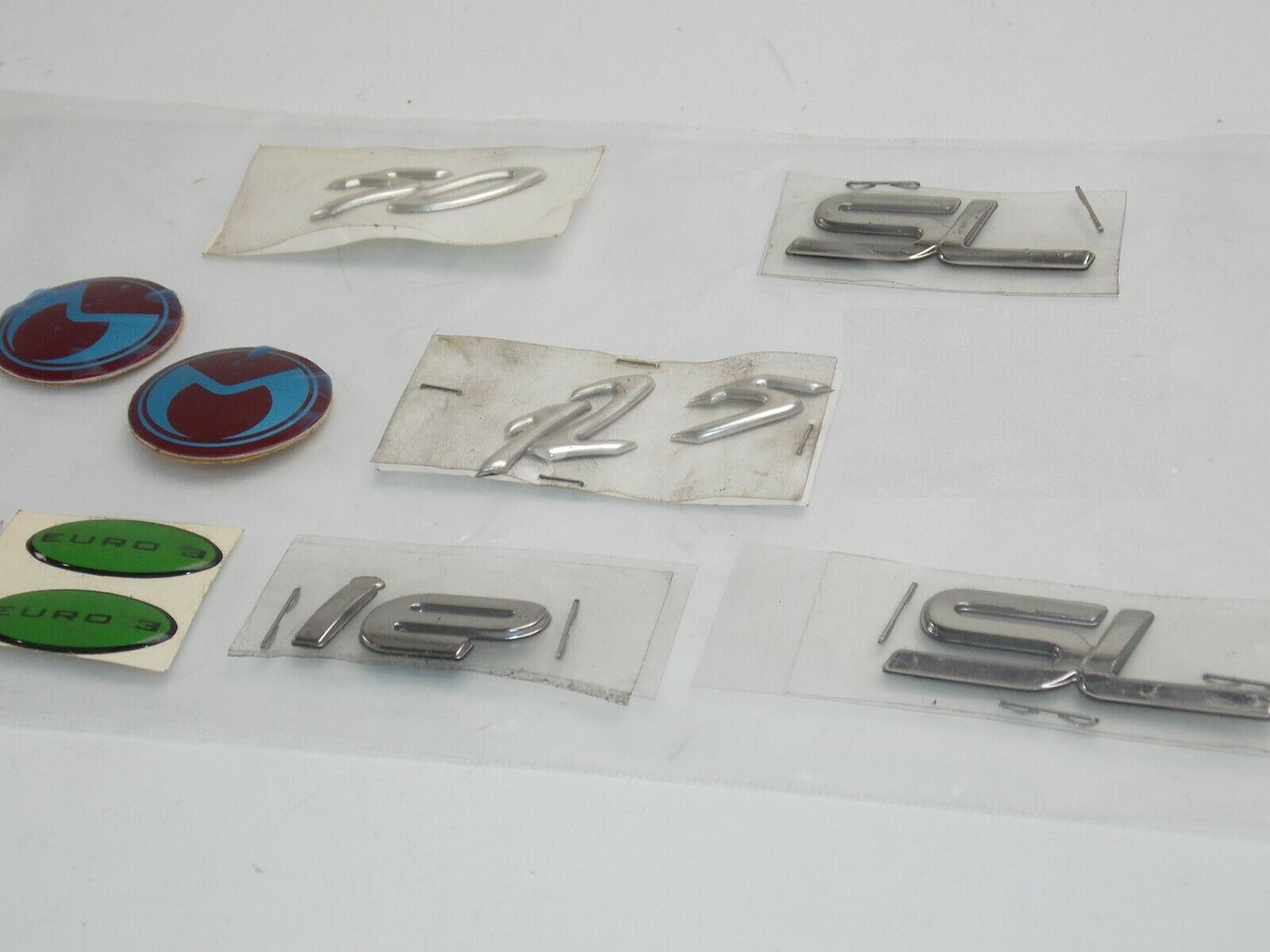 MIXED SCOOTER EMBLEM MARK SL 50 125 MALAGUTI HONDA IE EURO-3 LOGO STICKER - MotoRaider